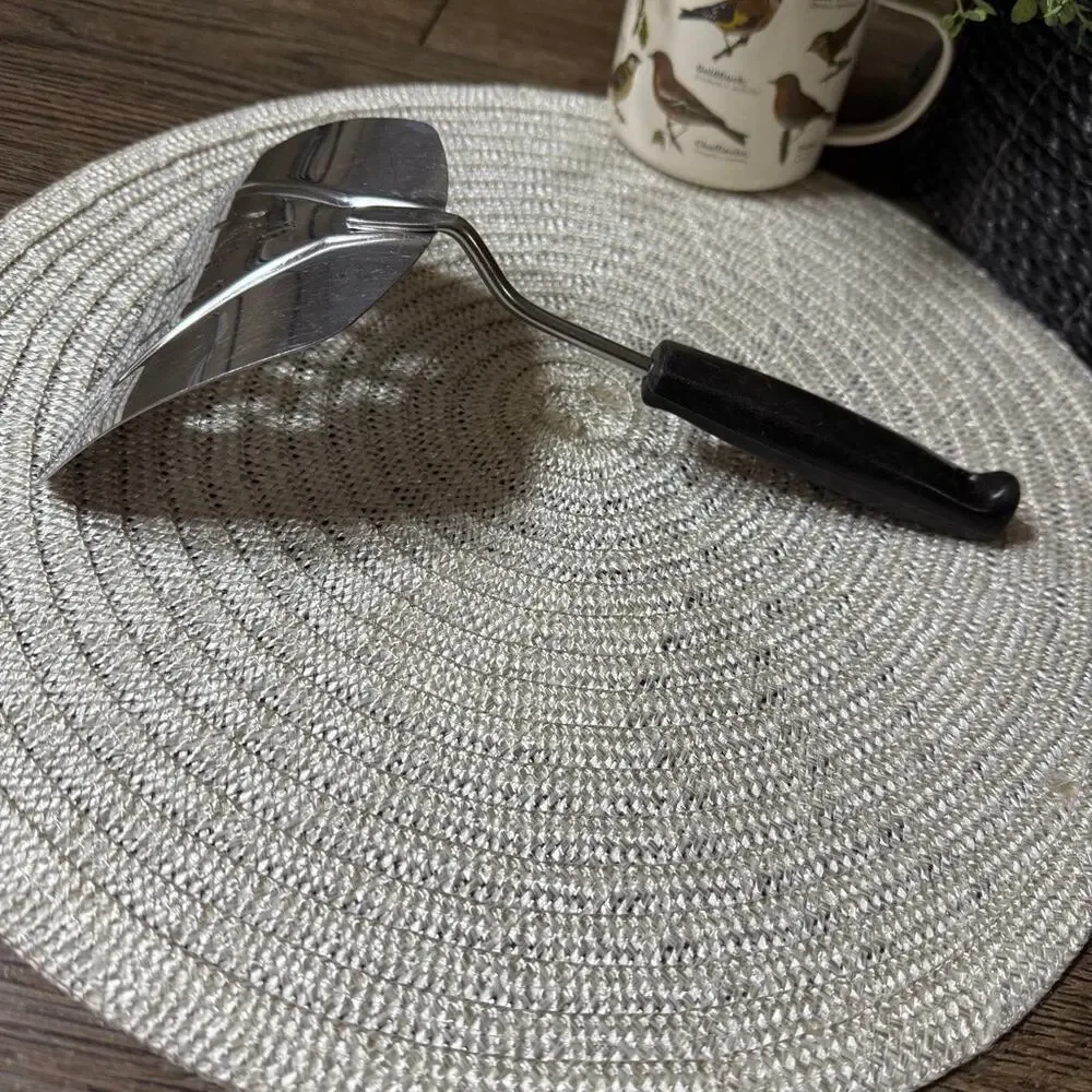 Foley MPLS Spatula Flipper VTG Wide Slotted Curved Stainless Steel Turner MCM
